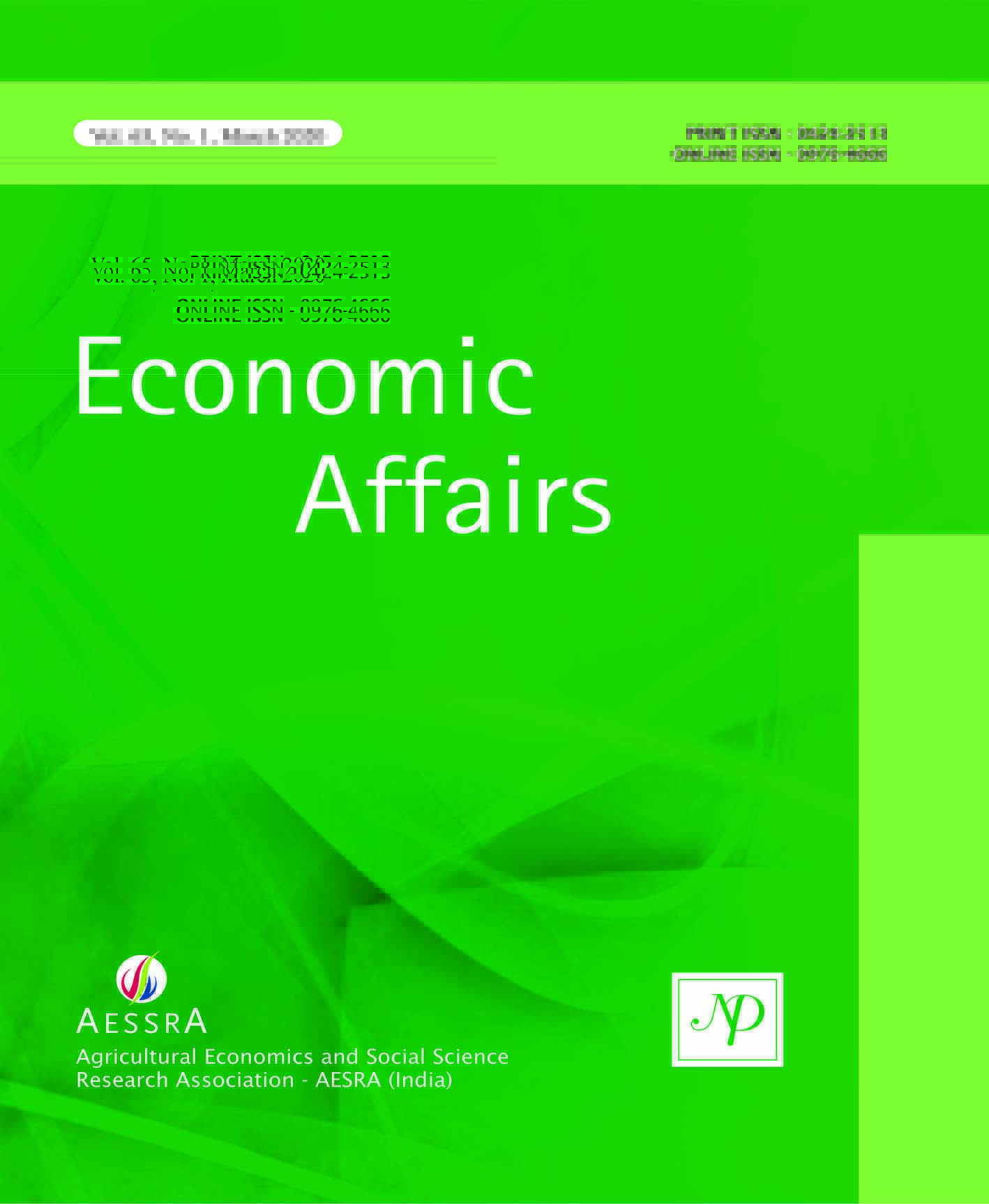 Economic Affairs Naas Rated Peer Reviewed Journal